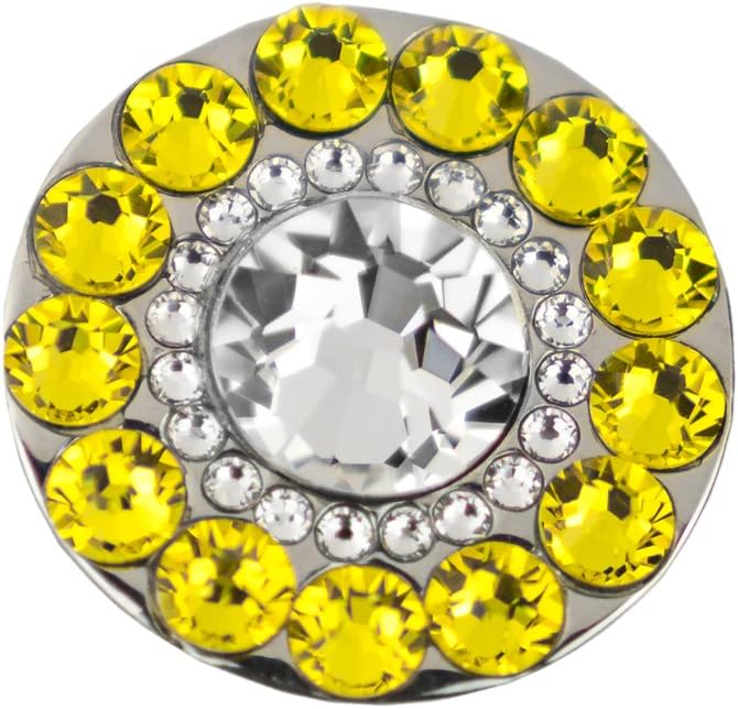 Girls Golf Bling Swarovski Crystal Golf Ball Markers - Premium Golf Gifts and Golf Accessories for Women