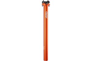Funn Crossfire Bike Seat Post, Length 400mm, Diameter 30.9mm / 31.6mm, Aluminum Alloy AL6061, 3D Forged, One Piece Head and S