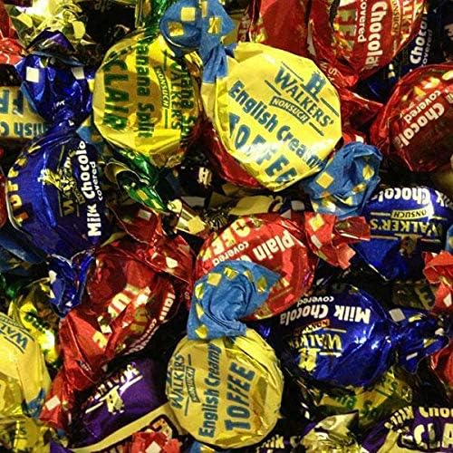 The Sweet Pack® Assorted Toffees and Eclair 1KG. Heat Sealed and Boxed. Ideal Sweet Gift.