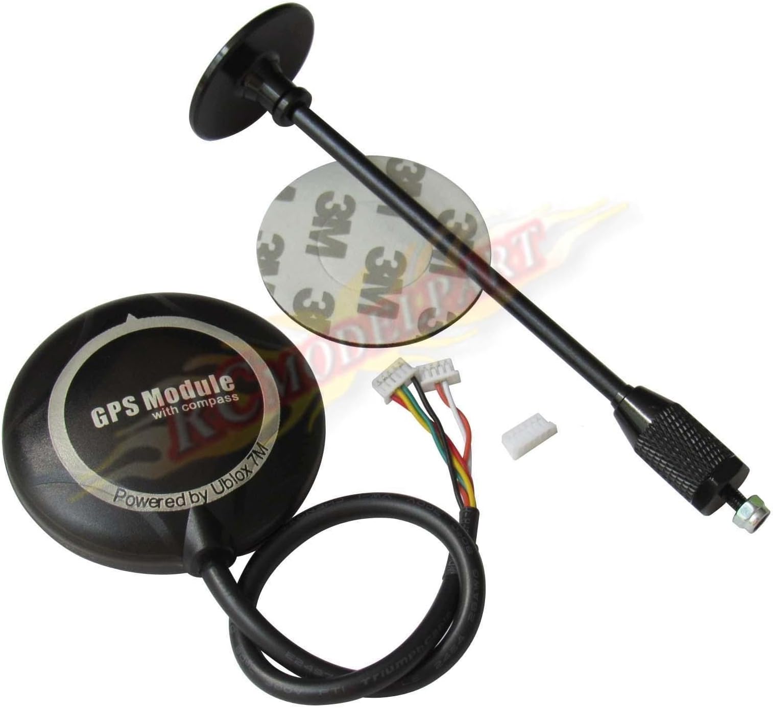 Rcmodelpart 7M GPS Module with Compass & GPS Mounting Bracket for APM2.6 APM2.8 Pixhawk PX4 Flight