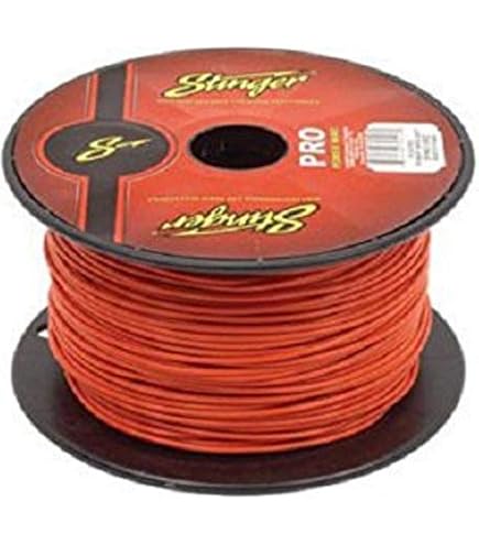 Stinger SPW318BK PRO Series Black 18 Gauge Primary Wire 500ft Roll