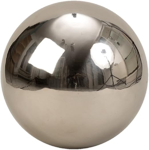 XXL Decorative Silver Ball, Diameter Approx. 30 cm Polished Stainless Steel, Gazing Ball Garden