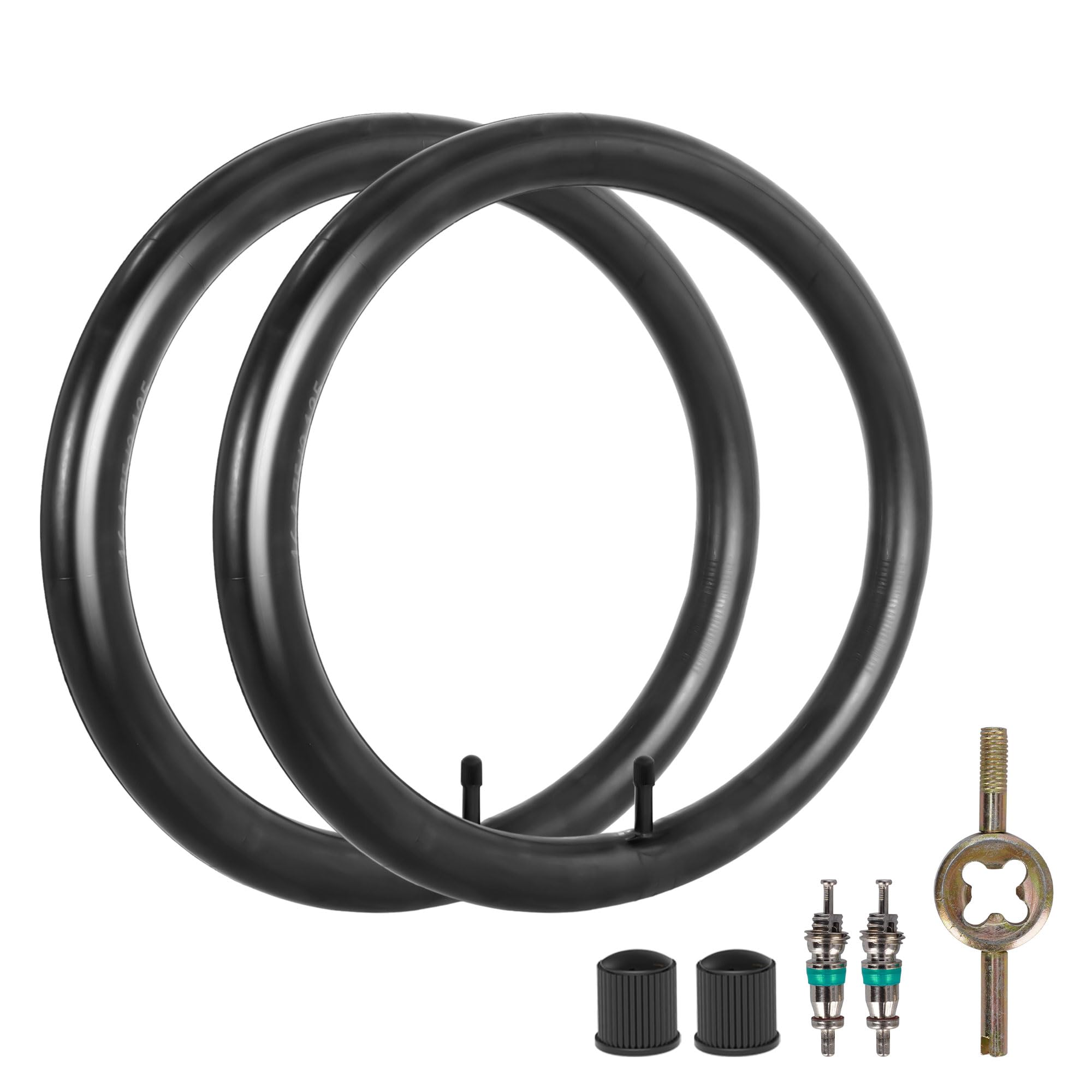 16 X 1.75/2.125 Inner Tube with AV32mm Schrader Valve Compatible with 16 x 1.75/1.95/2.10/2.125 Kid Bike, Stroller, Go Jogging Tire Tubes (2 Pack)