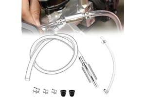 SSFUN Brake Bleeder Hose, 2025 New One Way Check Valve Tube Bleeding Tool Kit for Car Motorcyle Clutch - Universal Hydraulic Brake Fluid Bleeder with Complete Kit (1 Set)