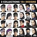 Fleece Neck & Ear Warmer - Reversible Neck Gaiter, Mask, Headband & Beanie Fleece Neck & Ear Warmer - Reversible Neck Gaiter, Mask, Headband & Beanie