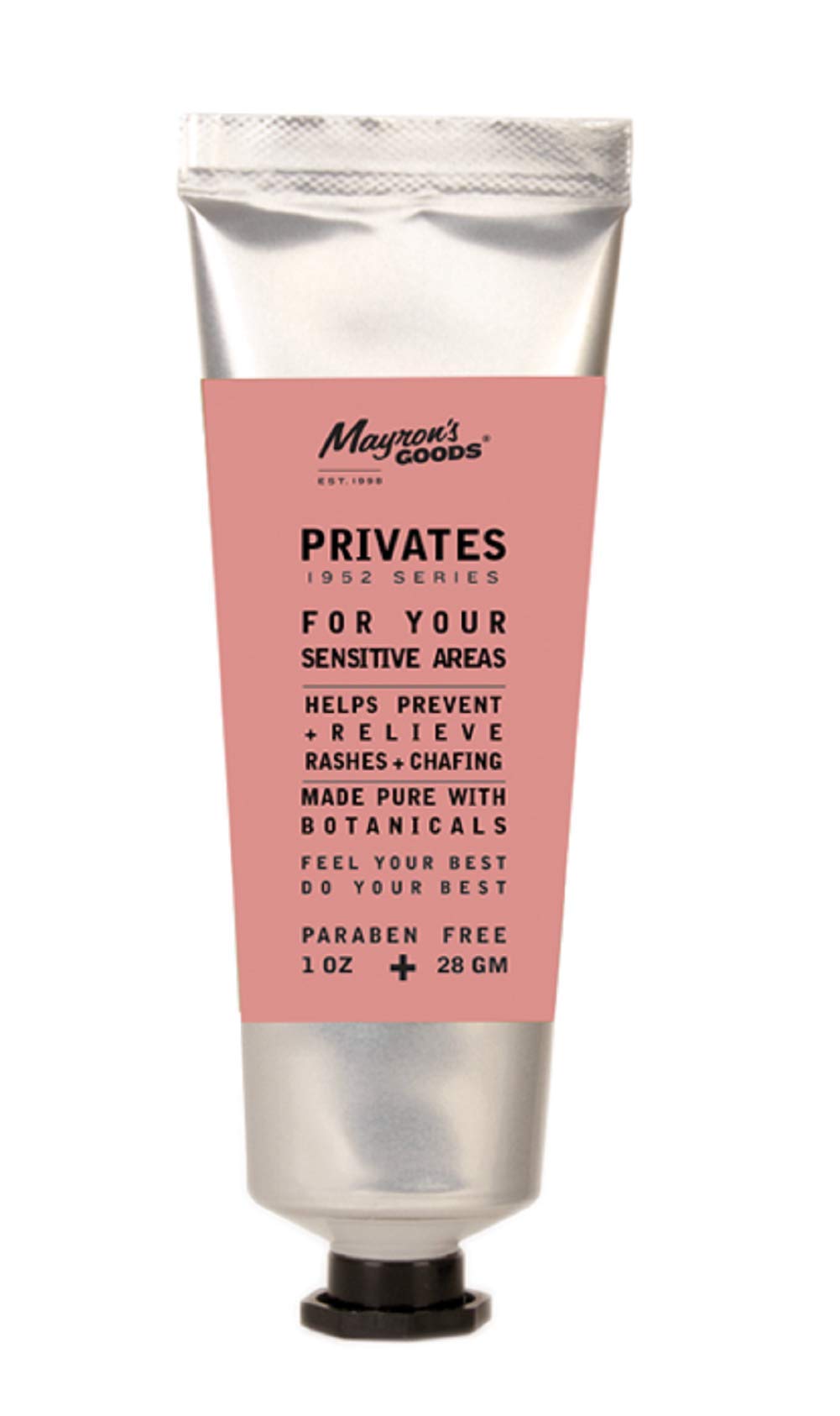 Mayron's Goods Privates Salve | Relieve, Prevent & Protect, Moisturizing Cream for Down There & Everywhere | Paraben Free | Good for Sensitive Skin | 3oz