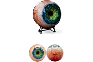 Hyper-Realistic Monster Eye Decor,Creepy Monster Eye Sculpture Ornament,Scary Realistic Eyeball Ornament,Unique Creepy Eye Fi