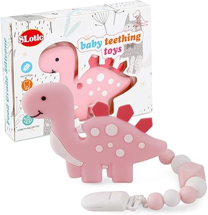 Slotic Baby Teething Toys, Dinosaur 
