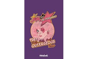 Jem And The Holograms Tour Distressed Notebook: Lined College Ruled Paper, Planner, Diary, Journal, 6x9 120 Pages, Matte Finish Cover