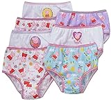 Peppa Pig Little Girls Panties 7 Pairs Underwear Briefs, Multi Color, 2T/3T