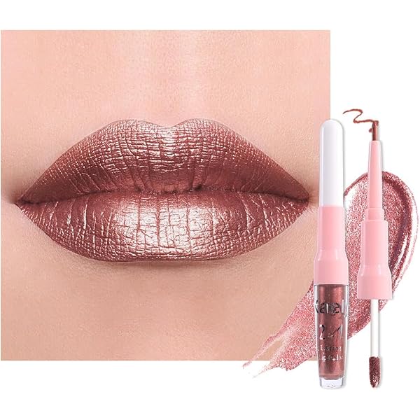 Liquid Lipgloss Metallisch Funkeln – Langanhaltend, Berührungssicher, Vegan, In Rosa