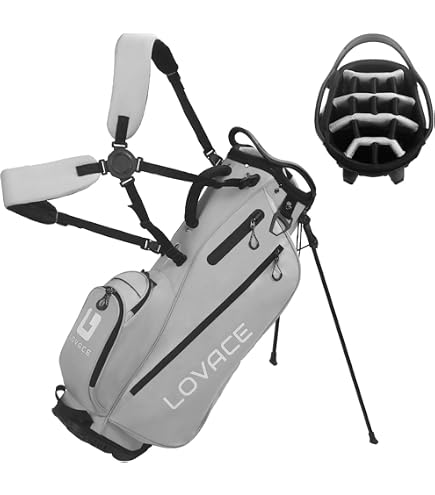 Amazon.com : LOVACE 14-Way Golf Stand Bag, Lightweight Golf Bag