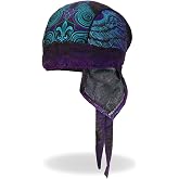 Hot Leathers Womens Motorcycle Headwrap/Doo Rag – Fashion Colors & Biker Graphic Designs