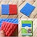Durable Quilted Dish Cloth for Washing Dishes - Reusable Scouring Pad- Sponge Alternative for Non-Scratch Cleaning Sink Scrubber - for Dishes, Tiles, Floor and Other Surfaces - Pack of 1
