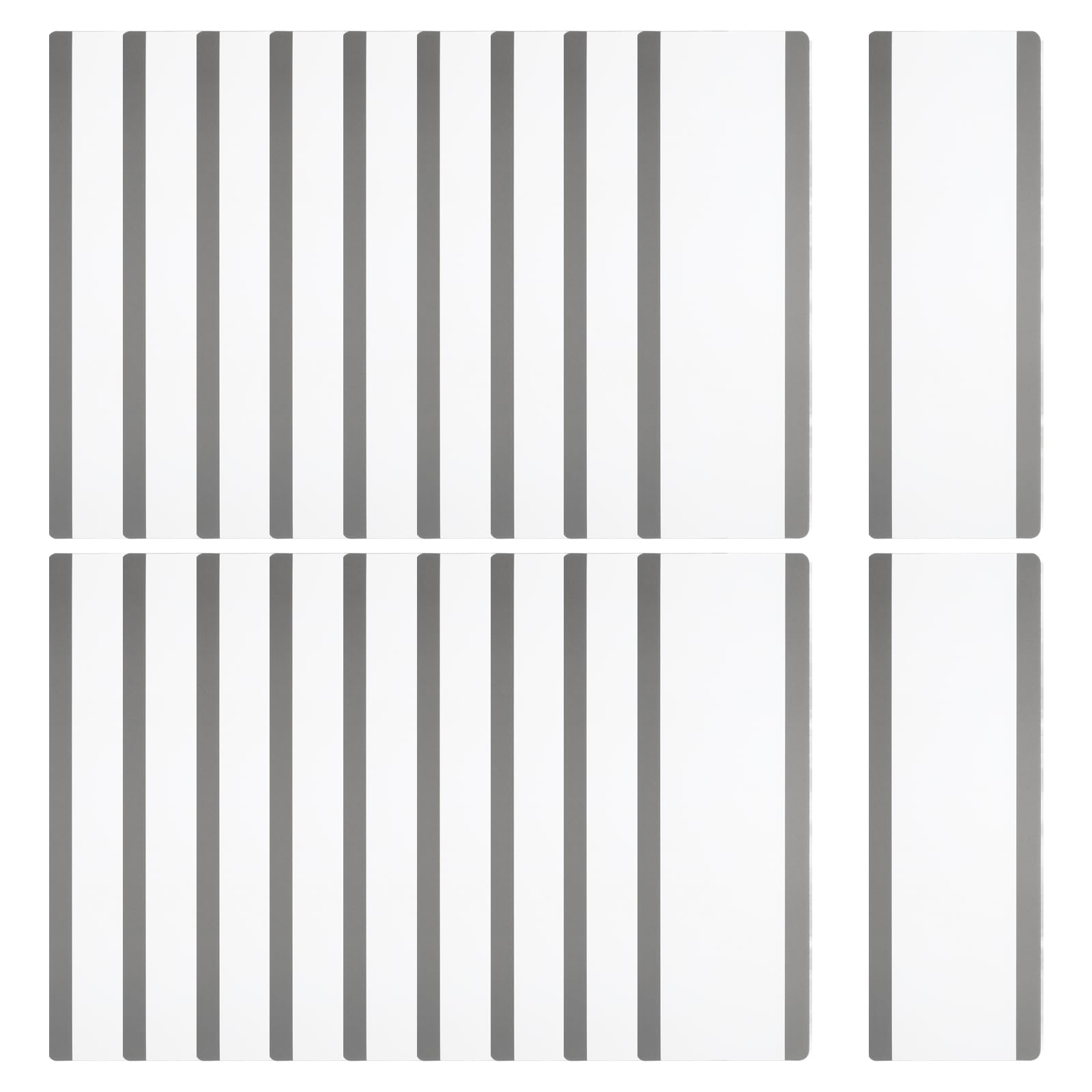 PATIKIL Guided Reading Strips, 20pcs Tracking Highlight Colored Overlay Bookmark Reduce Visual Stress Teacher Teaching Supplies for Classroom, Clear 19x7cm