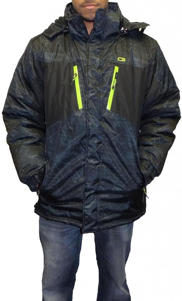 CB Sports Men's 3 IN 1 Ski JacketBlack2XL at Amazon Men’s Clothing store