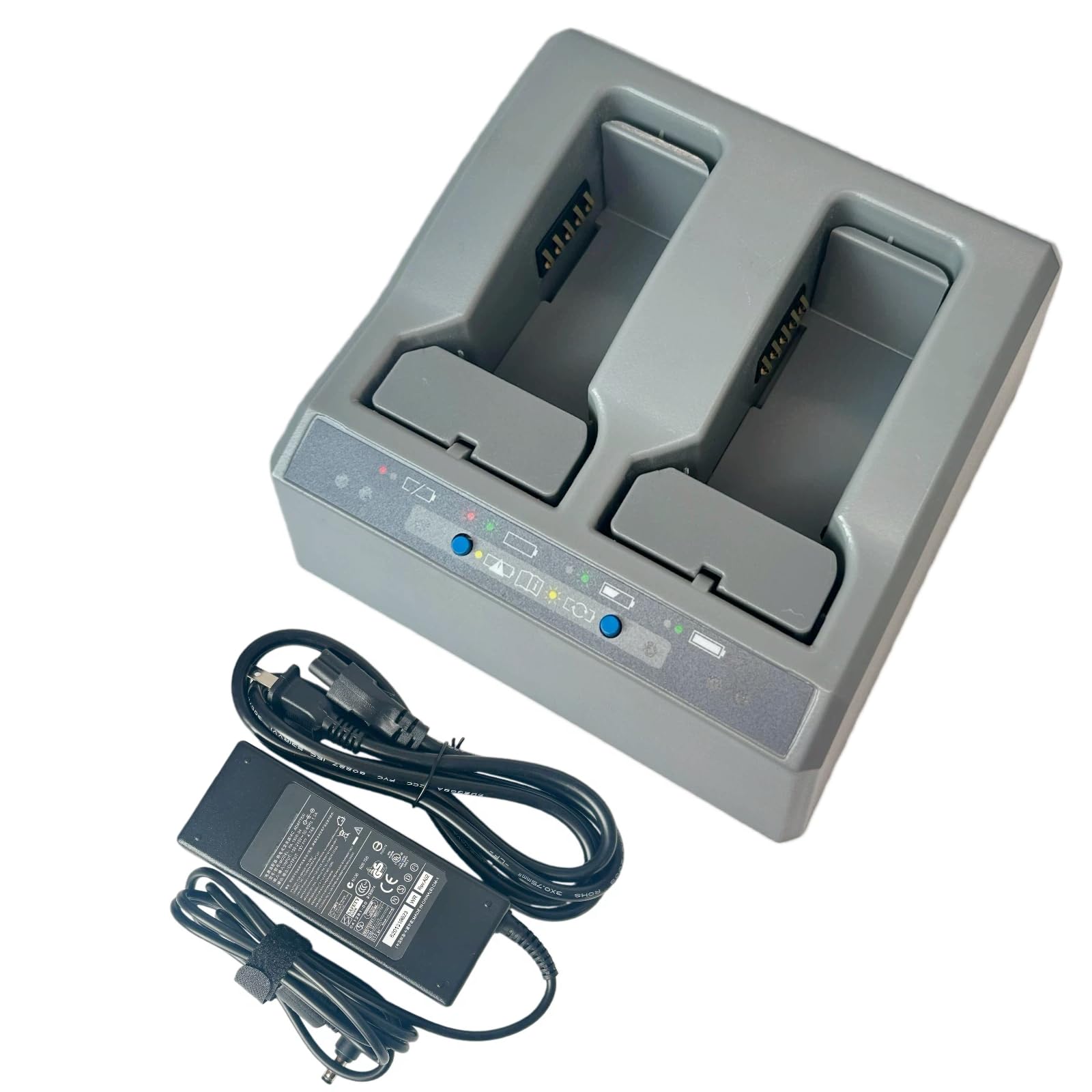 Photo 1 of New Dual Slots Battery Charger for Trimble R4 R6 R7 R8 R10 R12, S3 S5 S6 S7 S8 S9 Battery, New Update Dual Charger for Trimble Total Station GNSS GPS RTK Battery