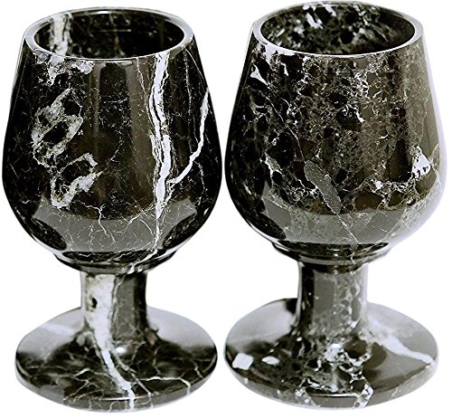 Radicaln marble wine glasses 5.4 oz 5 x 3 inches - set …