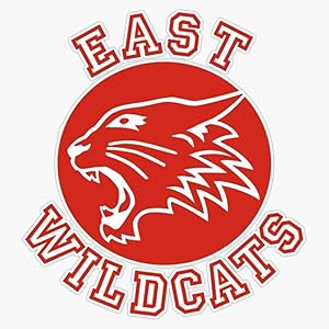 EMC Graphics East High Wildcats (High School Musical) Vinyl Waterproof Sticker Decal Car Laptop Wall Window Bumper Sticker 5"