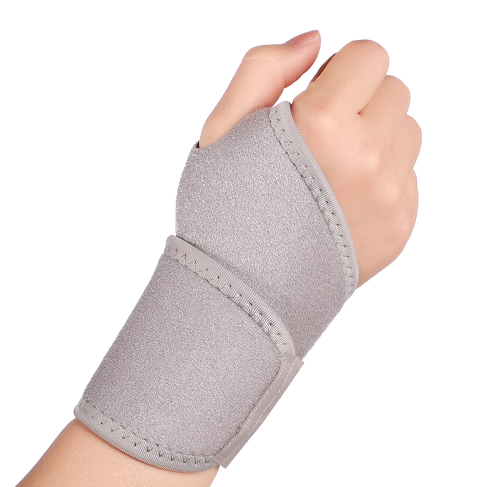 SONGQEE Hand Wrist Thumb Brace Supports,Adjustable Sports Protector Compression Strap Wrap for Carpal Tunnel Syndrome, Arthritis, Tendonitis, Sprains, Strains, Wrist Guard 1 Size Fit Both Hands