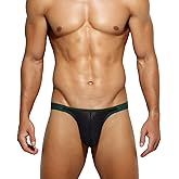 Casey Kevin Men's Thongs Underwear Sexy Mesh Tagless G-strings