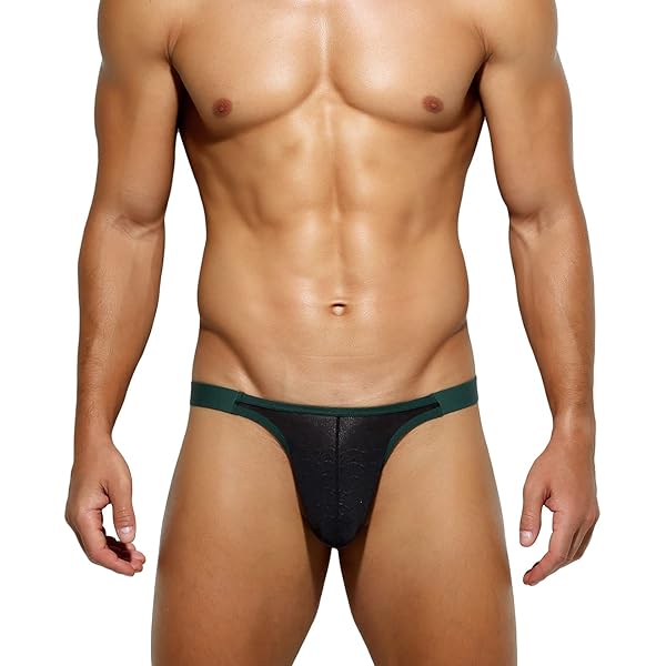 Men's POWER BALL Bikini Thong Underwear - BALL HUGGER G-String In Black (Choice Of Fit)