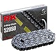 RK Racing Chain 520-SO-116 (520 Series) Steel 116 Link Traditional Street and Off-Road O-Ring Chain with Connecting Link