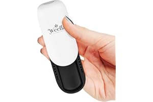 Weefla: Single Pill Case for Purse, Small Travel Pill Box Organizer, Tiny Pocket Pill Holder for Men, Compact & Portable Mini Pillbox Container for Multivitamin & Supplements (1 PC, White)