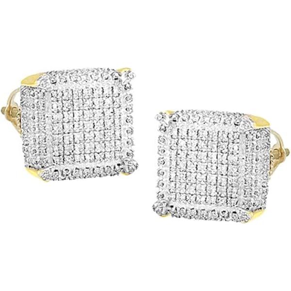 Dazzlingrock Collection Orecchini A Forma Di Dado Con Diamante Da