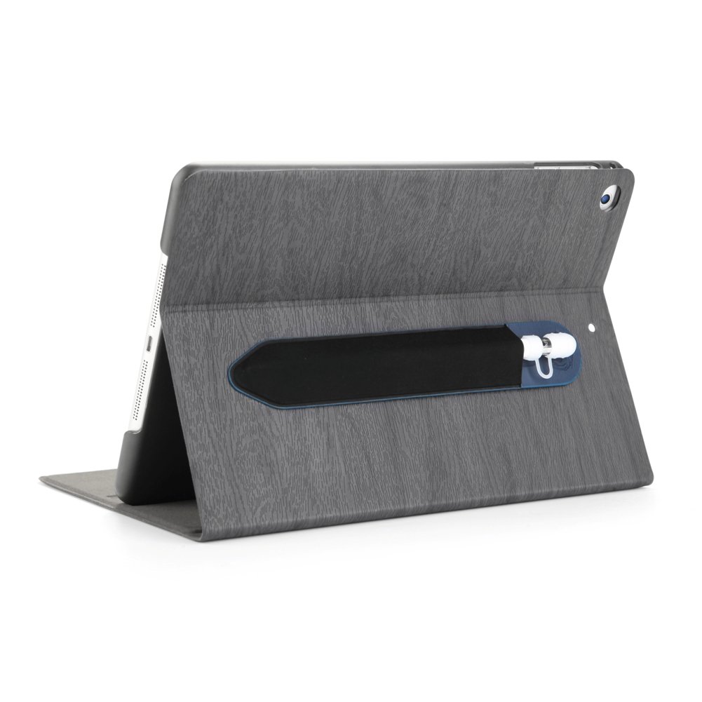 Jasontric Elastic Sticker Holder for iPad Apple Pencil,Sleeve Keeper Elastic Stylus Pocket for Apple Pencil iPad Pro (Blue)