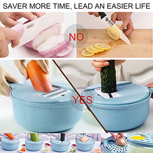 image for Soogoo Vegetable Slicer, kitchen Mandoline Slicer veggie Cutter Grater