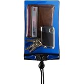 Aquapac Keymaster+ &ndash; Waterproof Stash Case for Keys, Cards &amp; Cash, Blue | Floating Waterproof Stash Pouch For Valuables, Carry Cord, 5 Year Warranty, Beach, Watersports, Hiking, Pool, Made in the UK