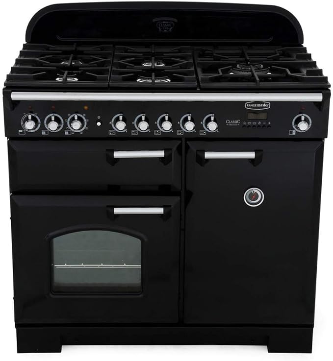 Rangemaster CDL100DFFBLC Classic Deluxe 100cm Dual Fuel Range Cooker