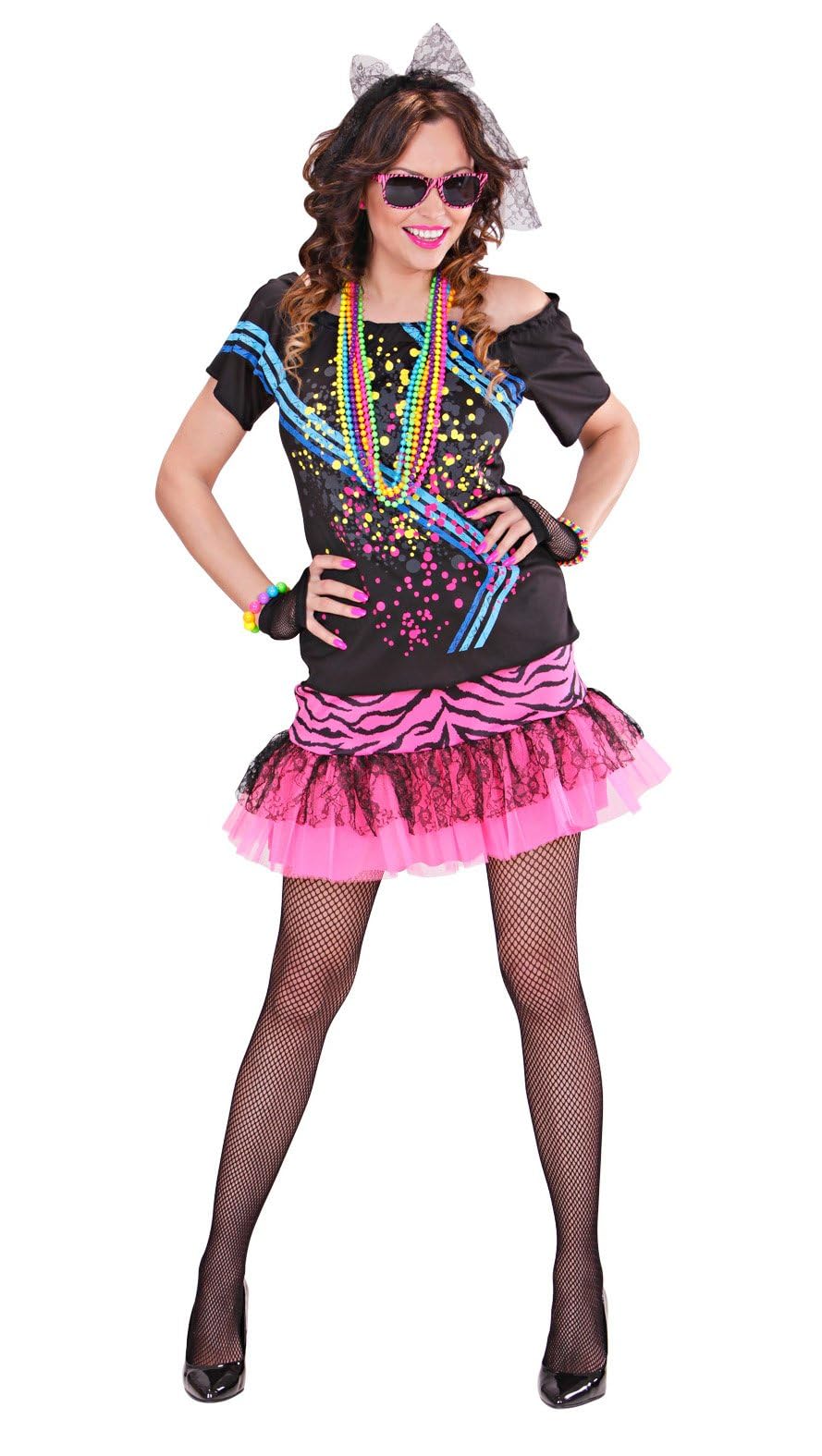 Widmann Adult's Costume 80s Rock Girl