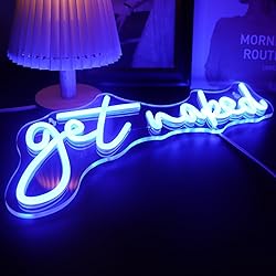 QiaoFei Led Get Naked Neon Sign Letters USB Powered