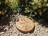 Personalized Engraved Pet Memorial Step Stone 7.5