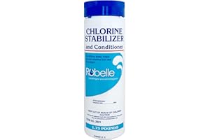 Robelle 1.75-Pounds Premium Chlorine Stabilizer and Conditioner, Concentrated Cyanuric Acid for Pools, Pool Stabilizer, Helps Chlorine Last Longer, Made in USA