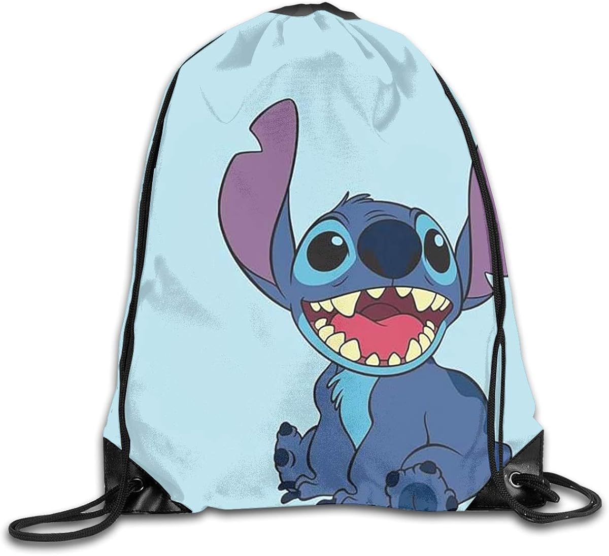 Drawstring Backpack Lilo And Stitch Rucksack Shoulder Bags Lightweight Backpack For