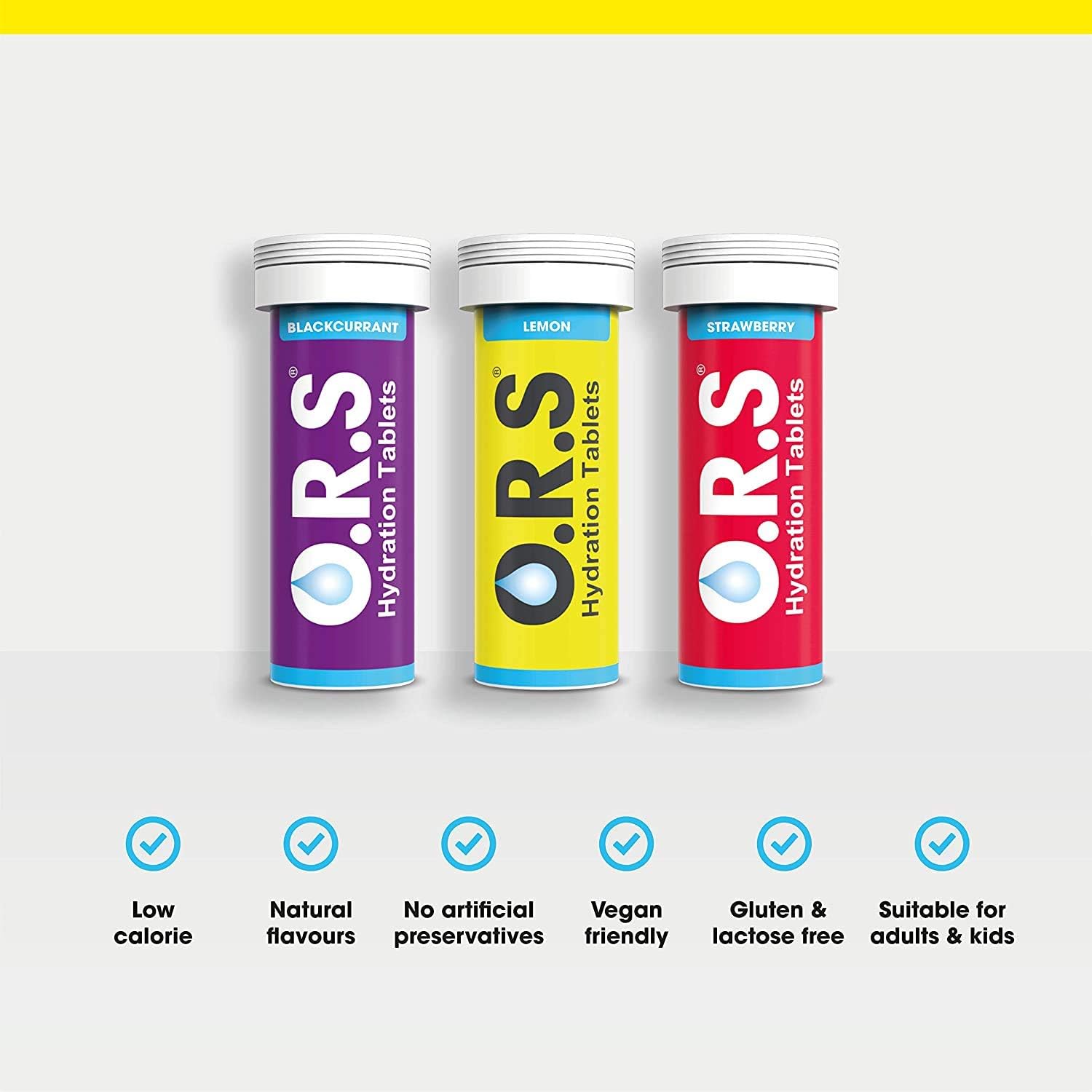 O.R.S Hydration Tablet with Electrolytes for Rehydration Wellness, Travel, Sports & Recovery, Strawberry, 24 count (Pack of 4) - Image 4