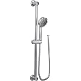 Moen Align Handbrause Mit 69-Zoll-Schlauch & 30-Zoll-Schiebestange – Chrome, WaterSense-zertifiziert