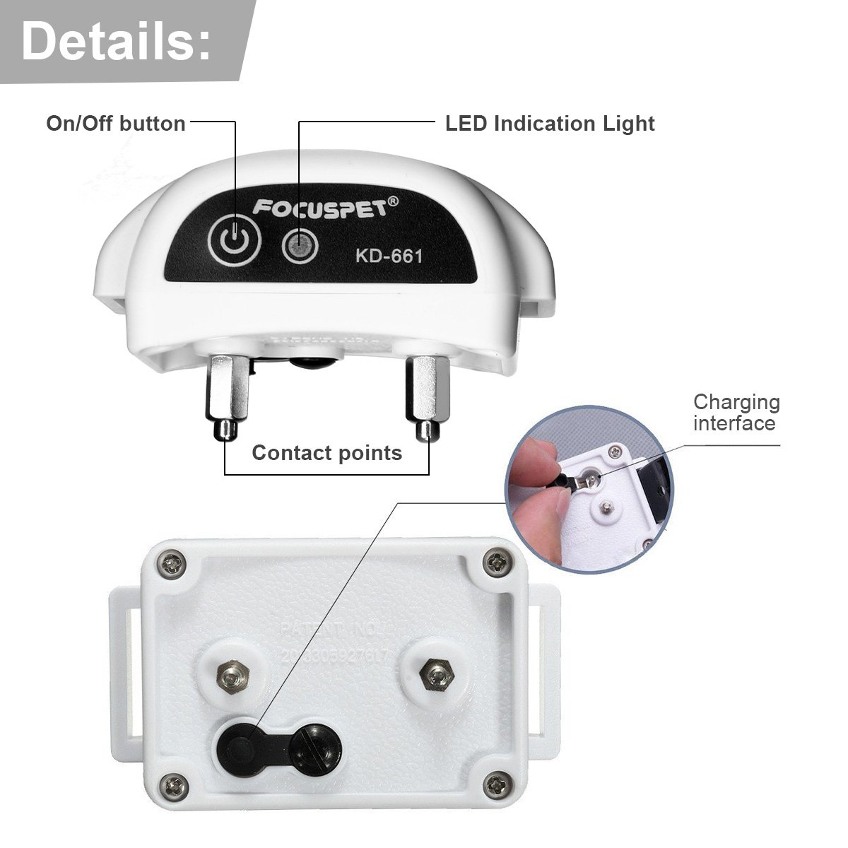 Dog Fence Wireless Containment System,Focuspet Outdoor Invisible