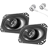 JBL Stage 6402 210W Max (70W RMS) 4" x 6" 4 ohms Stage Series 2-Way Coaxial Car Audio Speakers / FREE ALPHASONIK EARBUDS