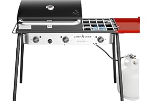 Camp Chef Big Gas Grill 16-3-Burner Propane Gas Stove - Includes Deluxe BBQ Grill Box - Perfect for Grilling & Outdoor Cooking - 30,000 BTU Burners - 608 Sq In Cooking Space