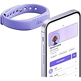dot. Band - Digital Business Card Wristband - Tap Compatible with iPhone & Android (Purple)
