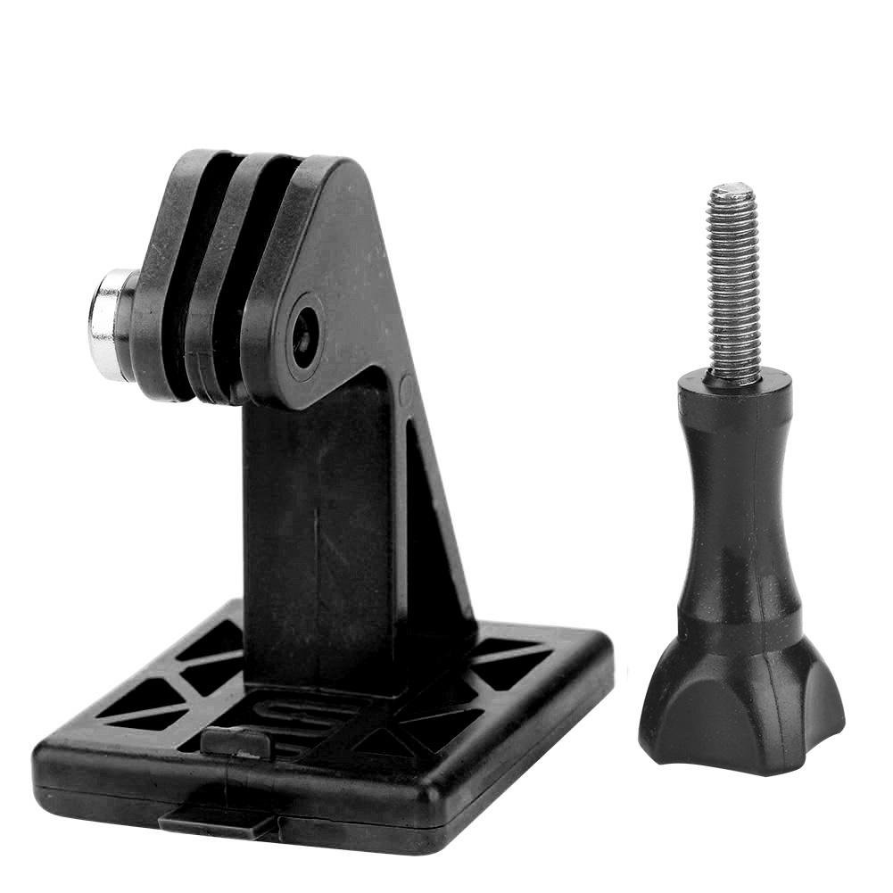 Tbest Tactical Airsoft Fast Helmet Accessories Helmet Front Bracket Mount Helmet Camera Adapter Extension Base replacement for Go pro Action Camera (Black)