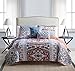 VCNY Home Natasha Quilt Set-Ultra-Soft Reversible Coverlet Bedding-Lightweight, Cool, and Breathable Bedspread, Machine Washable, King, Multicolor