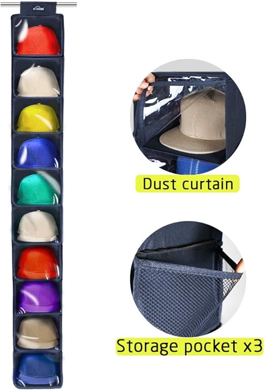 cap organizer closet
