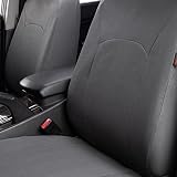 Flying Banner Car Seat Covers Full Set Universal Fit Airbag Compatible Grey view 4