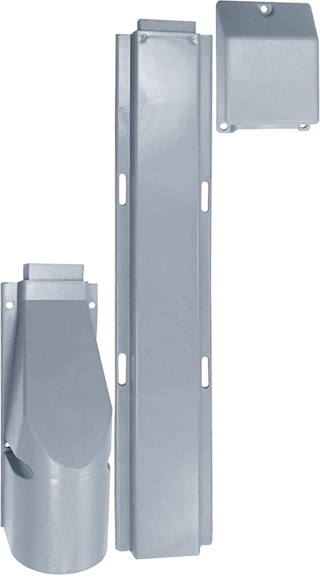 1STec BT Openreach full outdoor grey underground cable protection cover capping set with BT 101A, BT 25 + Bend No. 4 Protects the wall entry point and telephone broadband drop wire feed from damage