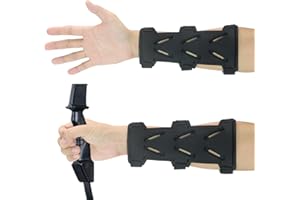 LENPESTIA Archery Arm Guard 1PCS Adjustable Bow Armguard Archery Forearm Protector Lightweight Hunting Target Shooting Arm Guards for Archery for Archer Hunter Fits Youth & Adults